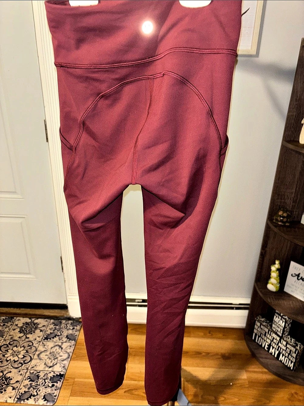 lululemon Align High-Rise Pant with Pockets maroon size small waist 11 unstreche